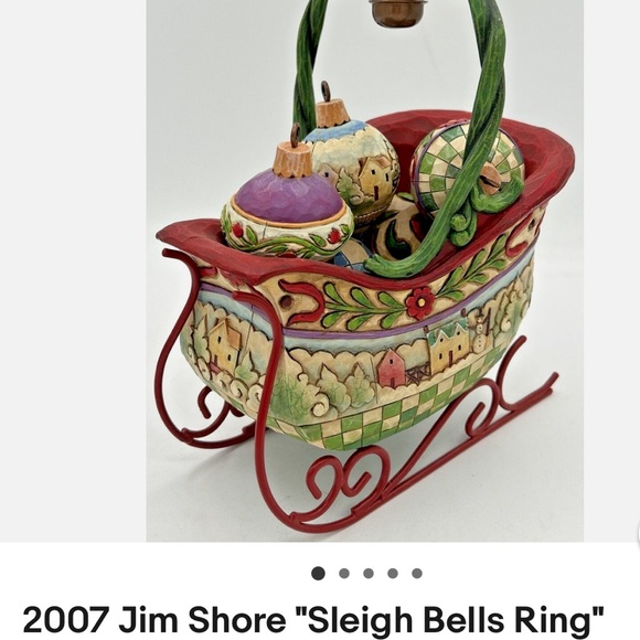 Jim Shore sleigh bells wing - Picture 1 of 5